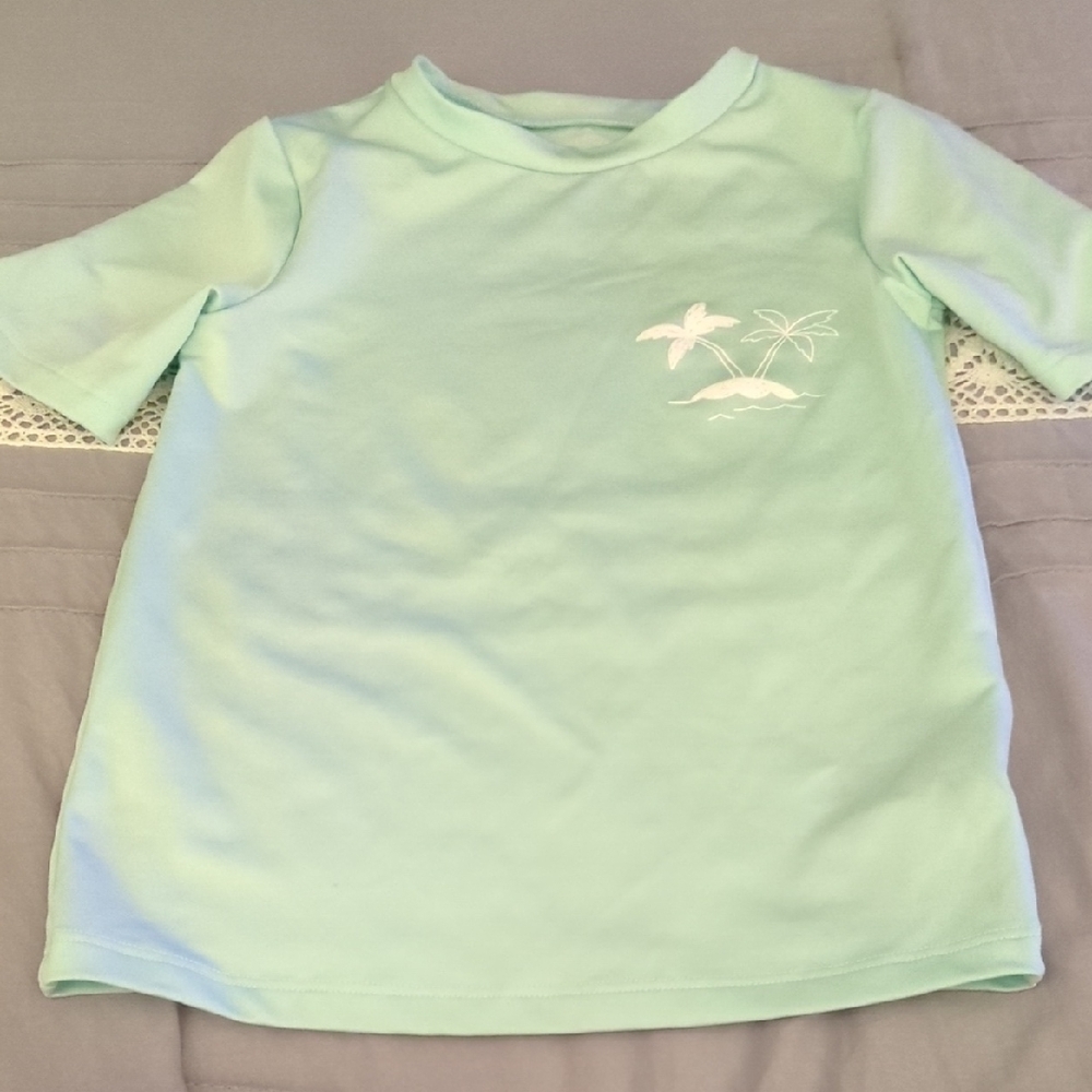 Kids Rashguard in Light Green
